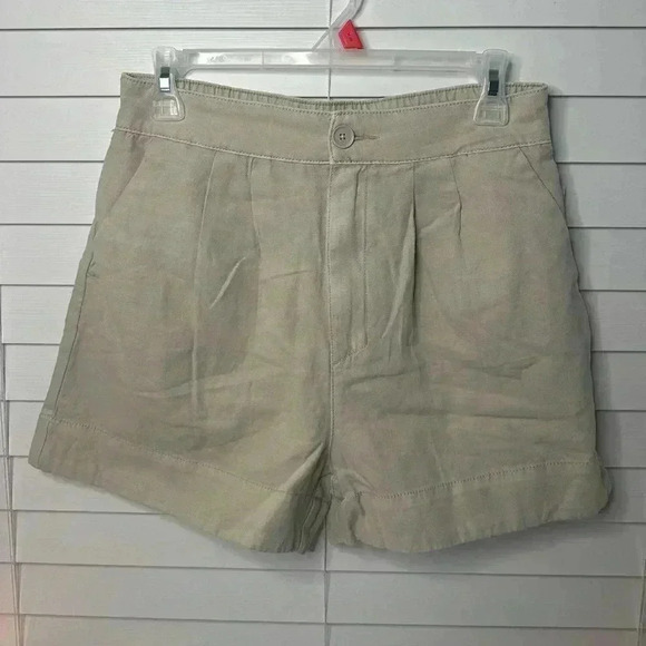 Joie Women Cream and Tan Short Size XS - Picture 2 of 7